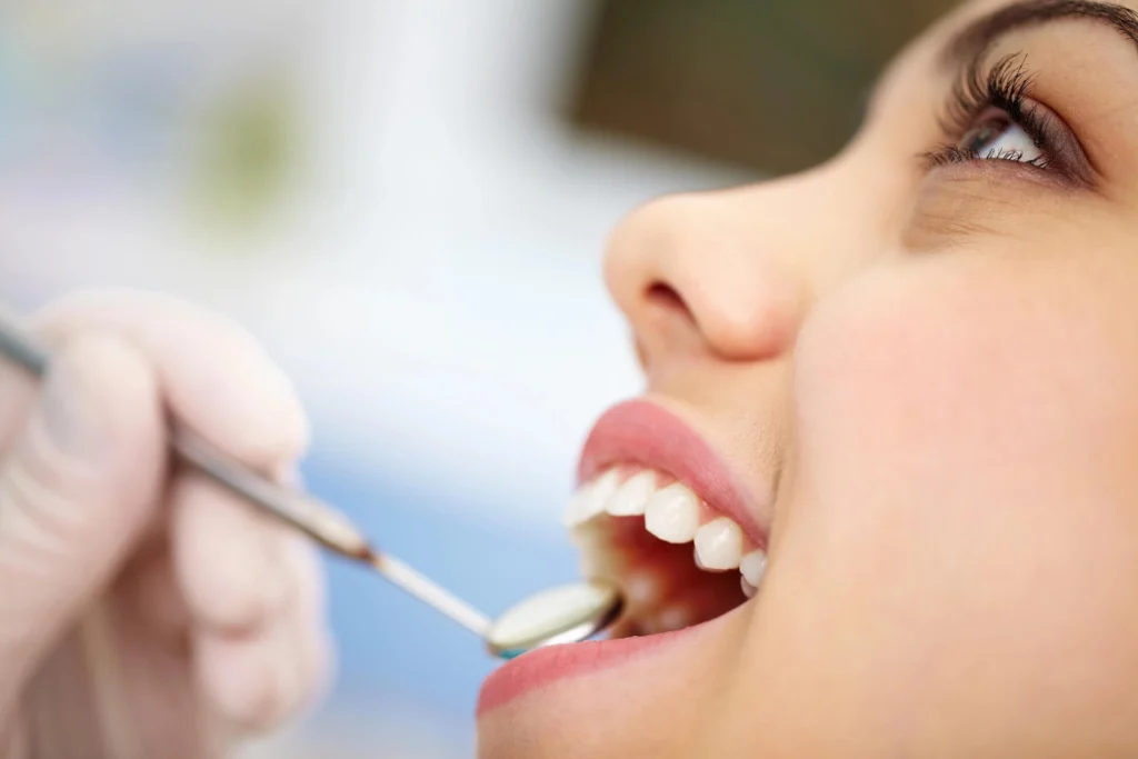 Girl undergoing Dental implants Harrison NY