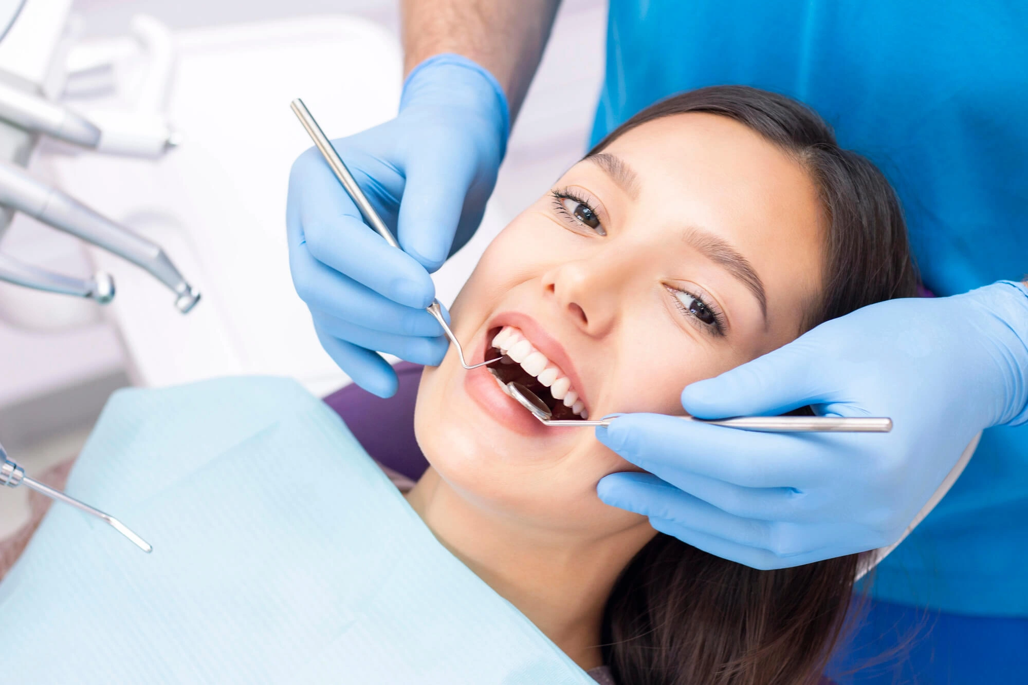 Smiling after dental bonding at Gentle Touch Dentistry