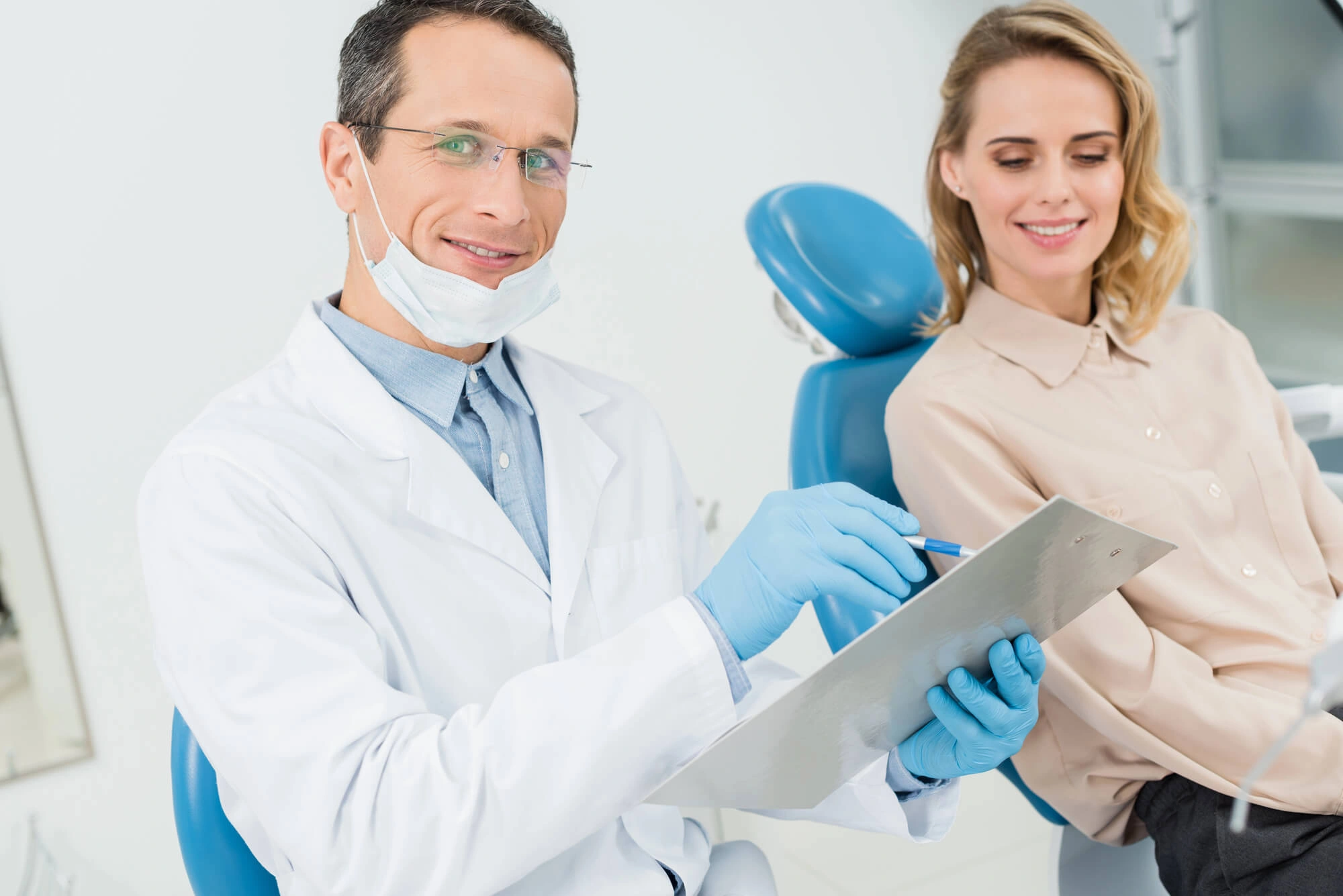 Woman and Gentle dentist Westchester NY